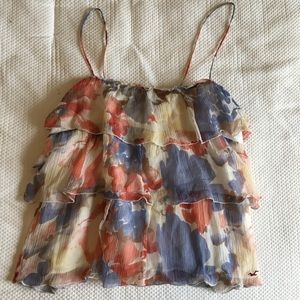 Silk Frill Tank Top
